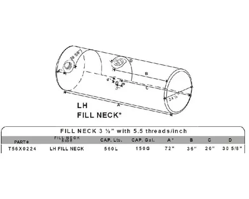 Fuel Tank KENWORTH T660 2008-2025 LKQ Western Truck Parts