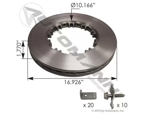 Kenworth T660 Air Brake Components