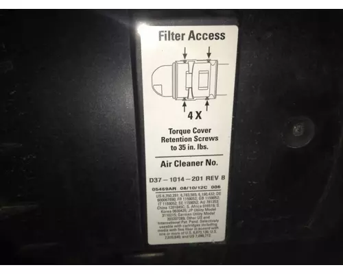 Kenworth T660 Air Cleaner