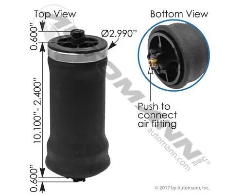 Air Spring Kenworth T660 Vander Haags Inc Kc