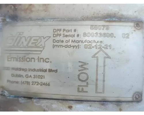 DPF (Diesel Particulate Filter) Kenworth T660 Complete Recycling Group LLC