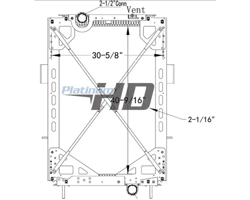 Radiator KENWORTH T660 LKQ Thompson Motors - Wykoff