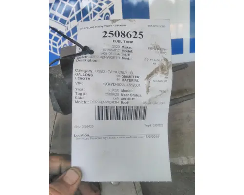Fuel Tank KENWORTH T680 GEN 1 LKQ Plunks Truck Parts And Equipment - Jackson