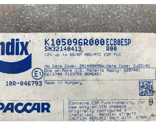Kenworth T680 Brake Control Module (ABS)