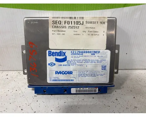 ECM (Brake & ABS) KENWORTH T680 K &amp; R Truck Sales, Inc.