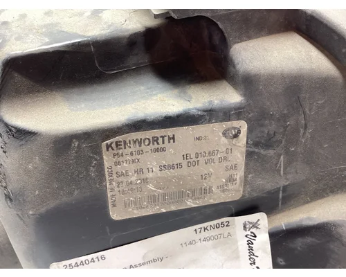 Kenworth T680 Headlamp Assembly