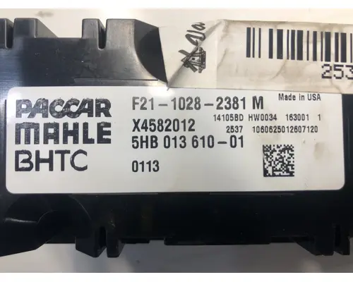 Kenworth T680 Heater & AC Temperature Control