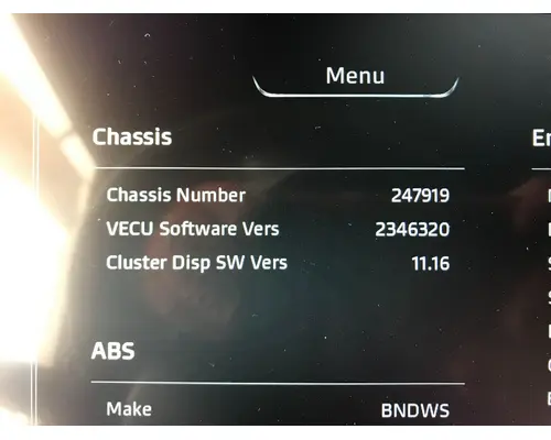 Kenworth T680 Instrument Cluster