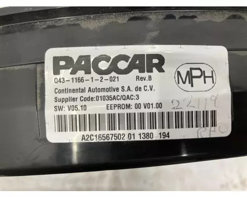 Kenworth T680 Instrument Cluster