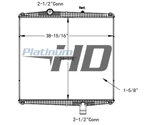 Radiator KENWORTH T680 LKQ Heavy Truck - Tampa