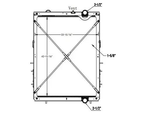 Radiator KENWORTH T680 LKQ Thompson Motors - Wykoff