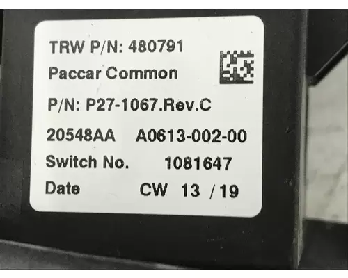 Kenworth T680 Turn Signal Switch