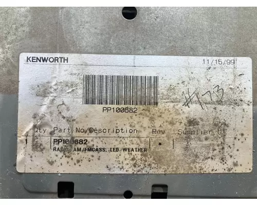 Kenworth T800 AV Equipment