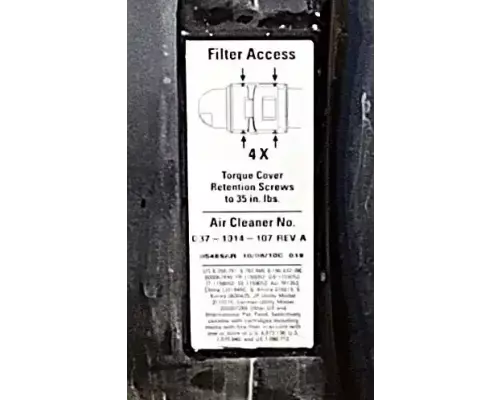 Kenworth T800 Air Cleaner