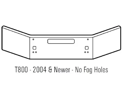 Kenworth T800 Bumper Assembly, Front