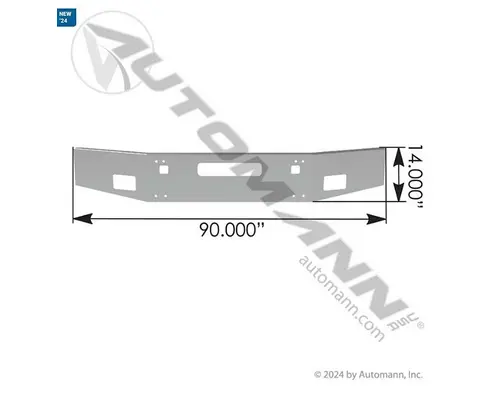 Bumper Assembly, Front KENWORTH T800 High Mountain Horsepower