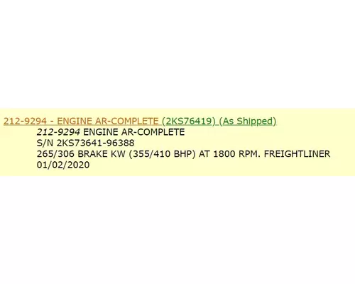 Kenworth T800 Engine Control Module (ECM)