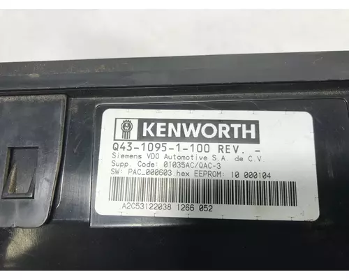 Kenworth T800 Instrument Cluster