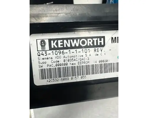 Kenworth T800 Instrument Cluster