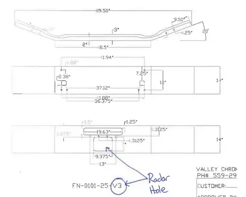 Bumper Assembly, Front KENWORTH T800B 2004-2020 LKQ Western Truck Parts