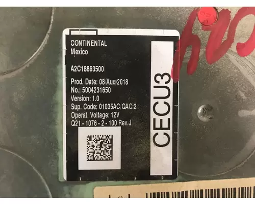 Kenworth T880 Cab Control Module CECU