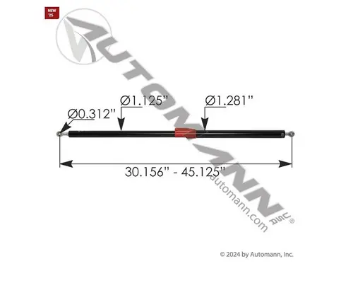 Hood Strut KENWORTH T880 High Mountain Horsepower