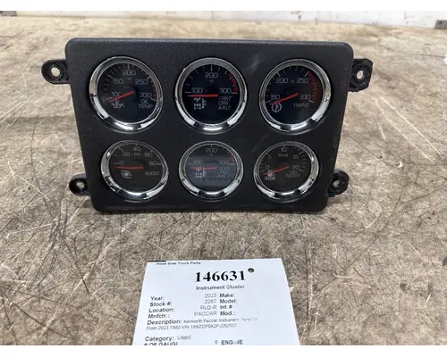 Instrument Cluster KENWORTH T880 West Side Truck Parts