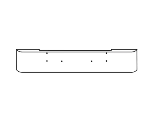 Kenworth W900B Bumper Assembly, Front