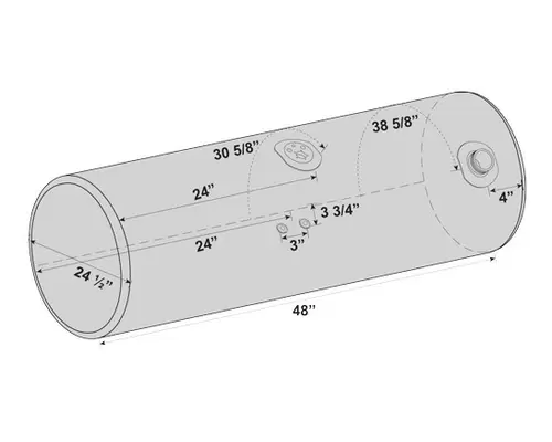 Kenworth W900L Fuel Tank