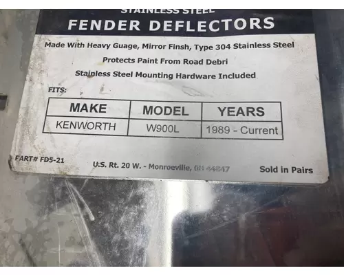 Kenworth W900L Hood Misc. Parts