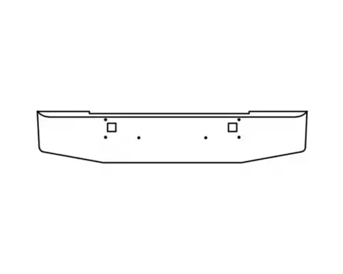Kenworth W900 Bumper Assembly, Front