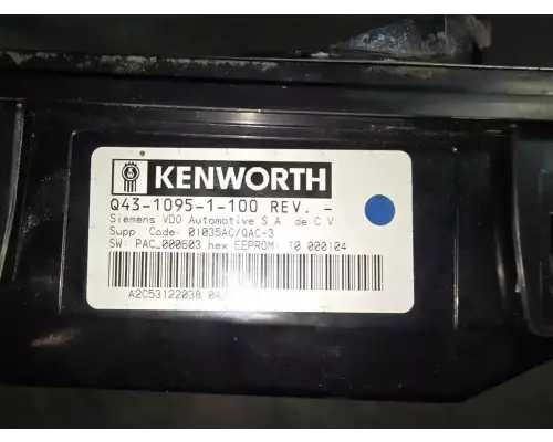 Kenworth W900 Instrument Cluster