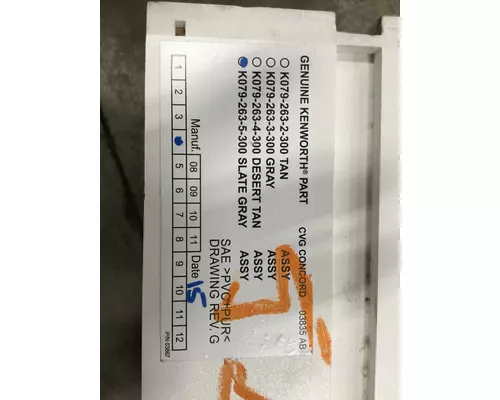 Interior Parts, Misc. KENWORTH W900 Payless Truck Parts