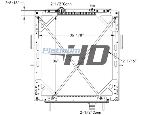 Radiator KENWORTH W900 LKQ Western Truck Parts