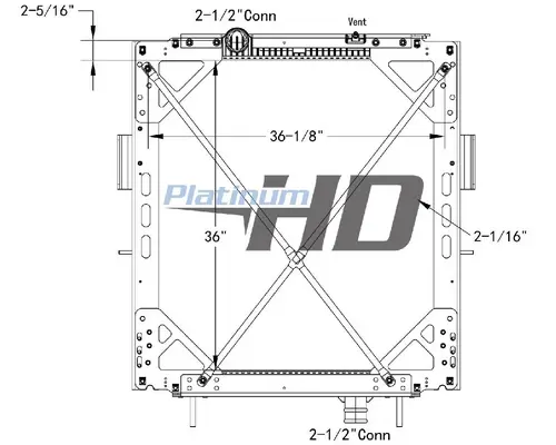 Radiator KENWORTH W900 LKQ Thompson Motors - Wykoff