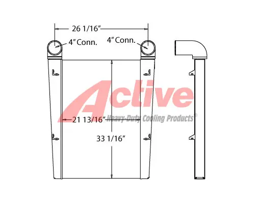 Charge Air Cooler (ATAAC) KME  Active Radiator