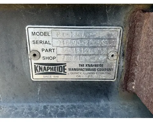 Knapheide PX-185A Body  Bed