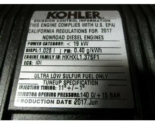 Kohler  KDW1003 Engine Assembly