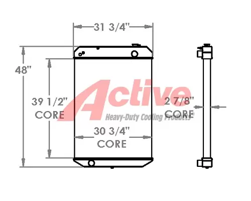 Kohler 250RE02V Radiator