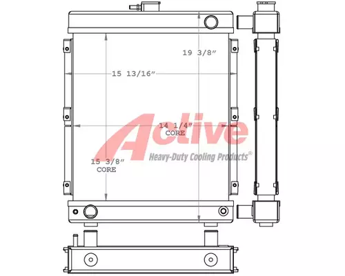 Radiator Kohler LDW1003 / KDW1003 Active Radiator
