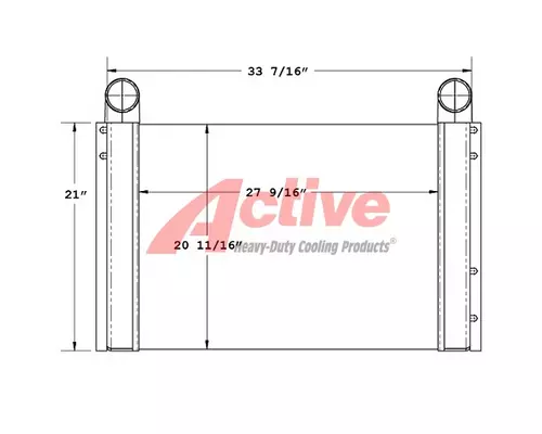 Charge Air Cooler (ATAAC) Komatsu  Active Radiator