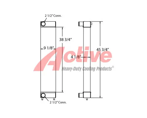 Charge Air Cooler (ATAAC) Komatsu  Active Radiator