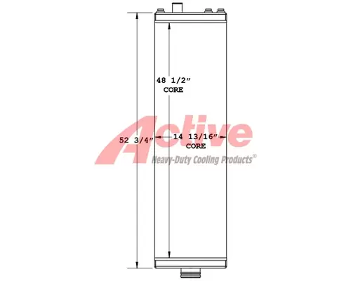 Komatsu D155AX-8 Radiator