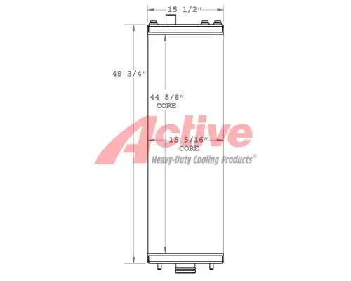 Radiator Komatsu D155AX-6 Active Radiator