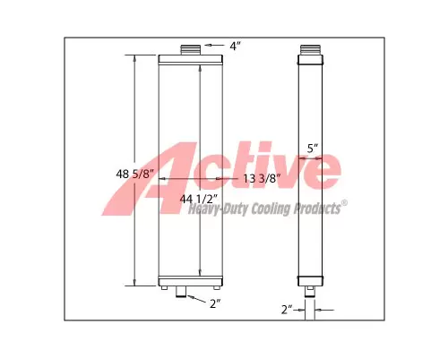 Komatsu D275AX-5E0 Radiator