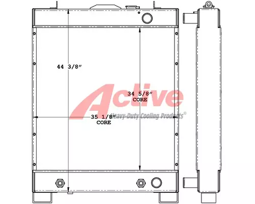 Radiator Komatsu D65EX-12 Active Radiator