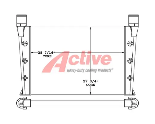 Charge Air Cooler (ATAAC) Komatsu HD325 Active Radiator