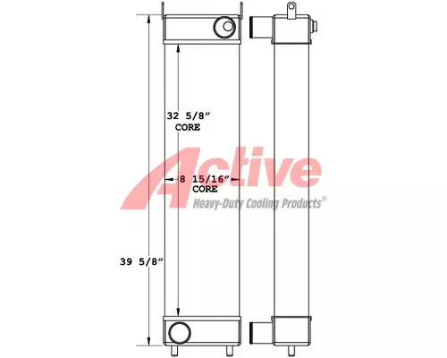 Charge Air Cooler (ATAAC) Komatsu Komatsu Active Radiator