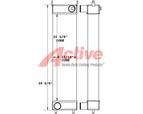Charge Air Cooler (ATAAC) Komatsu Komatsu Active Radiator