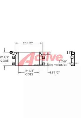 Komatsu PC200 Charge Air Cooler (ATAAC)